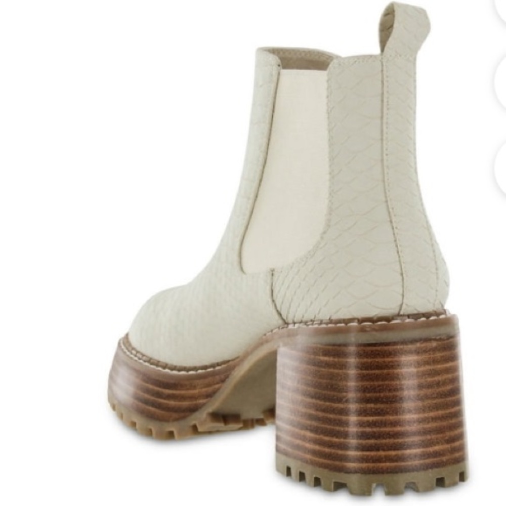 Nwot Platform Chelsea Python Ankle Boot - image 3